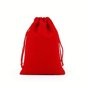 Pochettes à bijoux en velours multicolores personnalisées, design tendance avec cordon de serrage, pour emballage de pierres précieuses et montres, recyclables, 5*7CM, pour les fêtes - Product Image 5