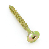 Heavy Duty Class 10 Carbon Steel Zinc Plated Flat Head Inch Metric Torx Structural Timber Wood Screw for Construction Roof Truss
