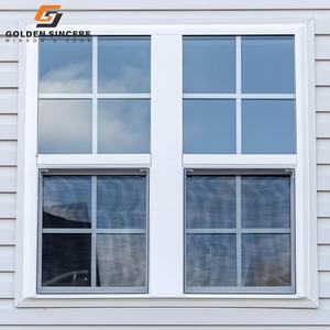 Fenêtre à double suspension en aluminium et verre à faible émissivité GS pour la protection solaire - Product Image 1