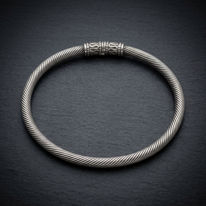 Bracelet pour homme en argent sterling 925 avec gravure - Cadeau d'anniversaire pour lui - Product Image 3