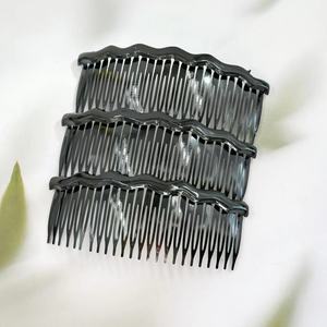 Peine grande negro simple para el cabello, pinza para el cabello para mujer adulta, peine antideslizante para flequillo, pinza para el cabello estilo coreano, venta al por mayor por 1 yuan. - Product Image 3
