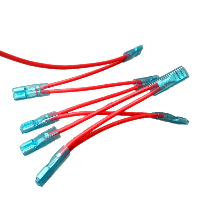 2.8/4.8/6.3mm Crimp Insulating Terminal Female Spade Connector wire harness custom cable