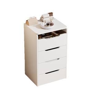 <span class=keywords><strong>Commode</strong></span> sur pied éclairée, style crème intégré, panneau moderne et simple, rangement tendance pour petit appartement - Product Image 6