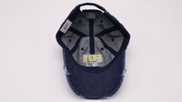 Casquette de baseball en denim vintage de qualité supérieure, directement de l'usine - Casquette Papa en coton délavé et vieilli pour homme avec broderie personnalisée de tigre