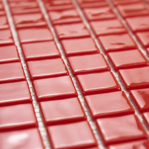 Piastrelle Rosse a Mosaico 30,5x30,5 Cm 5 Mm Finitura Lucida Bordi Irregolari - Product Image 5
