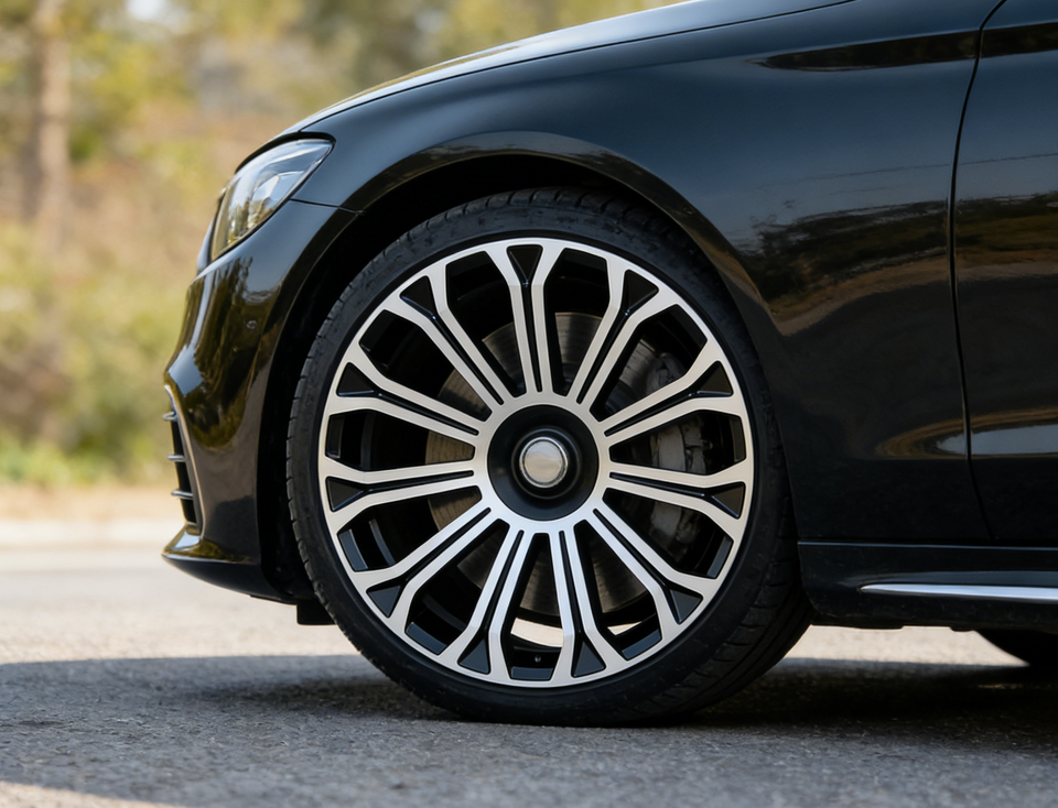 19-inch Forged Matte Black Multi-spoke Single JDM Style Lightweight ...