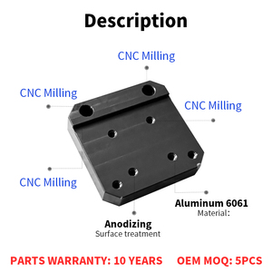 Tiên phong sản phẩm nhôm tùy chỉnh dịch vụ gia công <span class=keywords><strong>CNC</strong></span> phay Cung cấp Anodizing cho thiết bị bán dẫn - Product Image 3