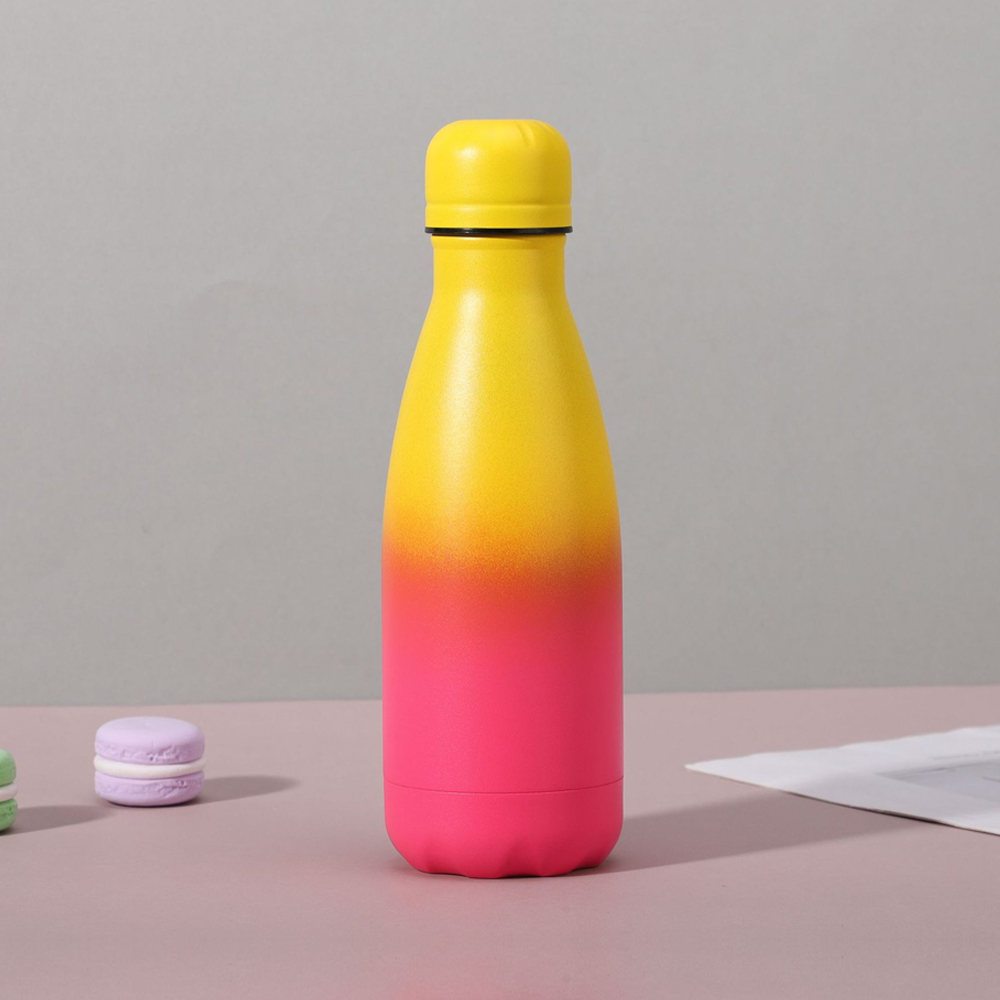 Jaune dégradé rose