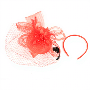 Eleganti Cappelli Fascinator Neri con Motivo Floreale a Fiocco in Rete, Unisex, per Kentucky Derby, Matrimoni, Feste, Piccoli Mini Cappelli in Sinamay per la Chiesa - Product Image 3