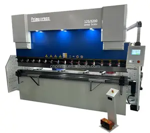 3200mm 100t 200t folha de aço pressbrake imprensa hidráulica freio cnc metal dobrar máquina com sistema da58t imprensa freios máquina