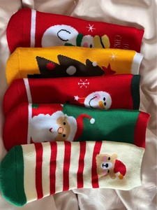 Stock <span class=keywords><strong>de</strong></span> chaussettes d'automne-hiver en coton pour hommes, femmes, enfants, fournitures <span class=keywords><strong>de</strong></span> <span class=keywords><strong>Noël</strong></span> désossées, chaussettes tubulaires épaissies pour bébés acceptées sur mesure - Product Image 5