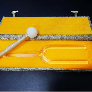 Tenedores de sintonización de chakras de alta pureza, conjunto de horquillas de sintonización de cristal de cuarzo para meditación, Diapason terpi - Product Image 4