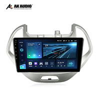 Lecteur DVD de voiture avec écran 9 pouces pour Ford Figo Aspire/Figo Freestyle 2019, avec Android Auto, radio, navigation, en plastique ABS