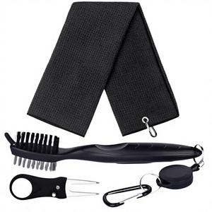 THIODOON Lot de 2 brosses magnétiques puissantes pour clubs de golf, tête de brosse de golf surdimensionnée rétractable de 2 pieds avec <span class=keywords><strong>mousqueton</strong></span>, confortable pour nettoyer les pointes - Product Image 4
