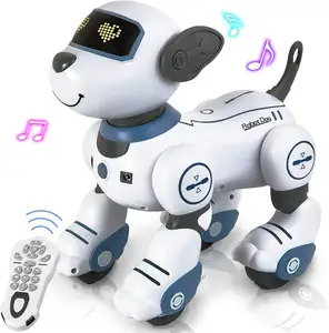 热卖互动节目行走电子宠物礼品玩具特技遥控机器人狗玩具儿童音乐声音