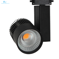 Lampu sorot LED Cob Modern lampu langit-langit alumunium sorot dalam ruangan dapat disesuaikan dengan visibilitas tinggi