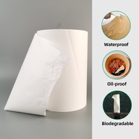 Rollo de Papel para Recolección de Hojas de Jardín Compostable en Casa, Revestimiento Impermeable a Prueba de Fugas, Sin Plástico, Papel Kraft, Impresión a Cuatro Colores