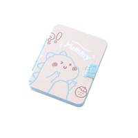 Cermin rias Mini Portabel 2 dalam 1, cermin lipat genggam, cermin rumah tangga kecil dengan sisir