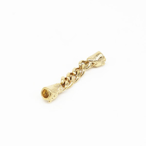 Bracelet en forme de tête de loup plaqué or yunnique, pour la fabrication de bijoux DIY, en acier inoxydable, forme irrégulière - Product Image 2
