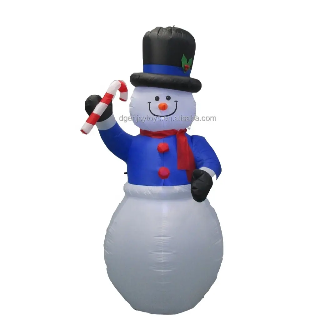 Christmas 9Ft static inflatable Snowman w/Led light polyester decoration toy