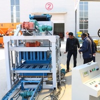Machine à blocs de béton QTJ4-25D automatique Machine à fabriquer des blocs creux en ciment