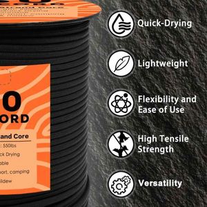 Baiyuheng bas prix <span class=keywords><strong>Paracord</strong></span> 550 4Mm 7 Hilos Al Por Mayor <span class=keywords><strong>Paracord</strong></span> 550 7 brins 100 pieds <span class=keywords><strong>Paracord</strong></span> vert - Product Image 2
