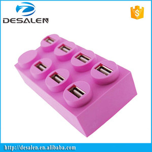 NEW Hình Dạng Gạch <span class=keywords><strong>USB</strong></span> 2.0 <span class=keywords><strong>7</strong></span> Cổng <span class=keywords><strong>USB</strong></span> <span class=keywords><strong>Hub</strong></span> Điều Khiển - Product Image 5
