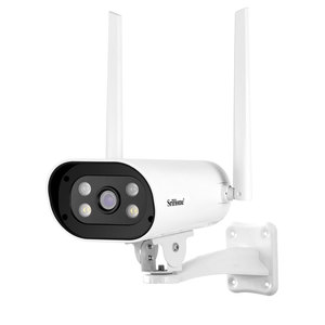 Cámara de Seguridad <span class=keywords><strong>SriHome</strong></span> SH037 HD de 5MP Tipo Bala, Compatible con Visión Nocturna a Todo Color y Wi-Fi de Doble Banda - Product Image 1