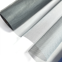 Rouleau de moustiquaire rigide en fibre de verre enduite de PVC, ignifuge, anti-insectes, pour fenêtre ou porte