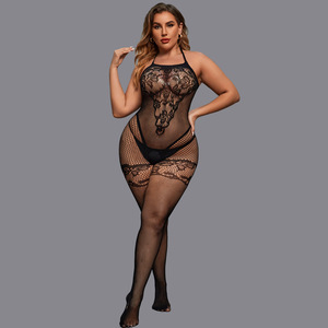 Vente en gros de lingerie en filet pour femmes corpulentes body <span class=keywords><strong>grande</strong></span> <span class=keywords><strong>taille</strong></span> lingerie sexy pour femmes matures sous-vêtements sexy - Product Image 3