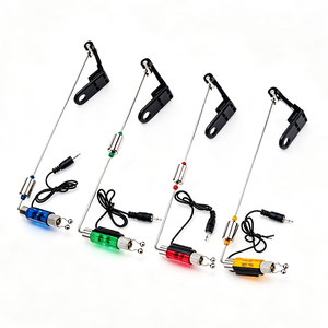Indicatore di Abboccata a LED Selco ad Alta Sensibilità in Acciaio Inox per Pesca Notturna alla Carpa - Product Image 1