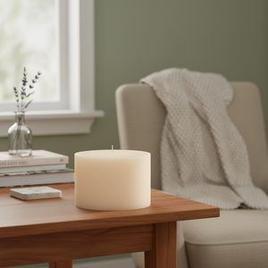NF Lauren 10x10 Pillar <b>Candle</b> Private Label Custom Color & Scent Handmade Soy Wax Home Decor <b>Bulk</b> Wedding Decorative <b>Candle</b> - Product Image 3