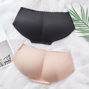 New Design Mid-<strong>waist</strong> Sexy Transparent Silicone <strong>Underwear</strong> Hip <strong>Padded</strong> Buttocks Panties Ladies - Product Image 2