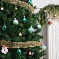 Boules de Noël personnalisées avec logo, lot de 4, boîte rouge, verte, champagne, boules en verre, boîtes, décorations de fête de Noël