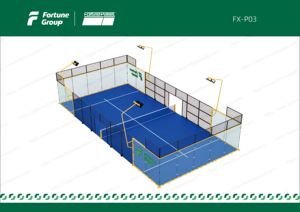 Tetto Retrattile per Campo da Padel 2026 con Erba di Alta Qualità per Eventi Tennis e Centri Sportivi - Product Image 4