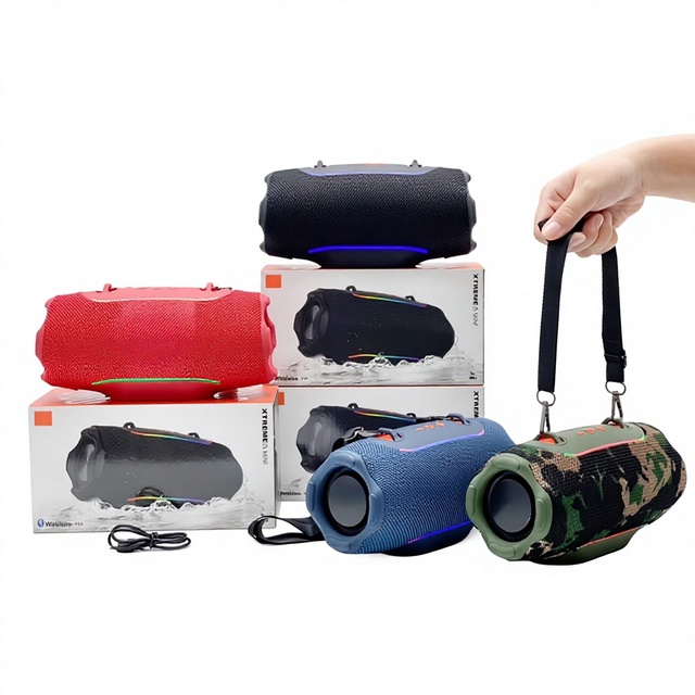 Cross-border New Arrival Xtreme 5 Mini Wireless for Speaker RGB Portable Battle-drum-style 5th-gen Outdoor Handheld