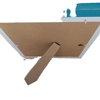 Primavera superventas negro blanco MDF profunda sombra caja marcos 3D caja marco de fotos arte marco de fotos