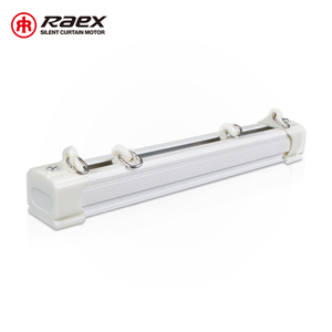 Bảng điều khiển cửa sổ Rèm cửa đường sắt Rèm theo dõi nghệ thuật trang trí vuông eualloyn phong cách hiện đại Hướng dẫn sử dụng silenadultsinum uốn cong tùy chỉnh màu Trắng - Product Image 3