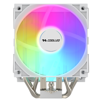 COOLLEO A60T H ARGB Refroidisseur d'air CPU à double tour et 6 caloducs pour LGA115X/1200/1700/1851AMD, refroidissement profond pour jeux, TDP 245W, pour boîtier d'ordinateur