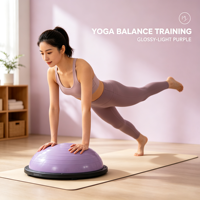 Ballon d'équilibre portable en PVC pour le yoga, entraîneur d'équilibre pour la maison, les voyages et la salle de sport, vente en gros, OEM, fourniture personnalisée