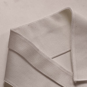 Zacht & rekbaar, comfortabel, elegant, ademend wit poloshirt met kraag, 95% polyester, 5% spandex, voor dagelijks gebruik op kantoor en casual gelegenheden. - Product Image 1