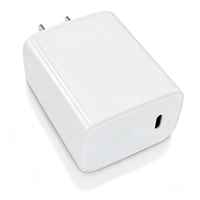 Chargeur mural rapide GaN 65W, prise US, port Type-C, charge PD3.0 pour ordinateur portable, téléphone portable, écouteurs, montre intelligente/iPad/iPhone/Macbook