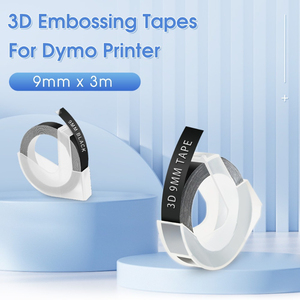 Kit <span class=keywords><strong>d</strong></span>'étiqueteuse à embossage 3D, avec 10 rubans colorés et étui de transport, compatible avec <span class=keywords><strong>Dymo</strong></span> Organizer Xpress B90, bleu/violet - Product Image 2