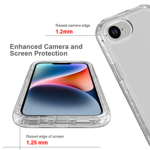 Chống sốc lớp phủ dầu PC TPU mềm Cover quay lại trường hợp đối với iPhone SE 4 điện thoại di động trường hợp - Product Image 4