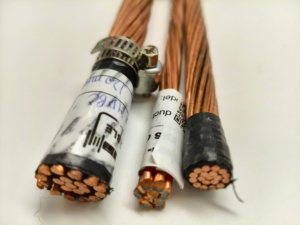 Trần dây dẫn cứng rút ra Trần dây dẫn đồng ASTM B1/B8 hdbc cáp điện clasta 4-4/0 AWG, 250-1000 MCM - Product Image 3