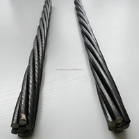 Câbles en acier de précontrainte de 12,7 mm pour béton précontraint, câbles en acier de précontrainte à haute résistance, prix des câbles en acier de précontrainte