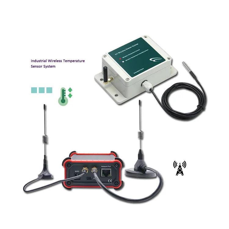 Lorawan fabrika endüstriyel kablosuz sıcaklık hava İstasyonu sensörü sistemi odası sıcaklık monitör