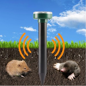 Répulsif Solaire Ultrasonique Anti-Nuisibles pour Souris et Rongeurs, <span class=keywords><strong>Lampe</strong></span> Extérieure pour <span class=keywords><strong>Jardin</strong></span>, Cour Arrière et Terres Agricoles - Product Image 1