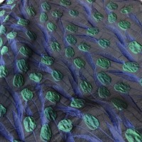 Tela Jacquard de Poliéster Texturizada con Diseño Floral Etéreo Premium OEM ODM para Chaquetas de Lujo, Personalización de Fábrica