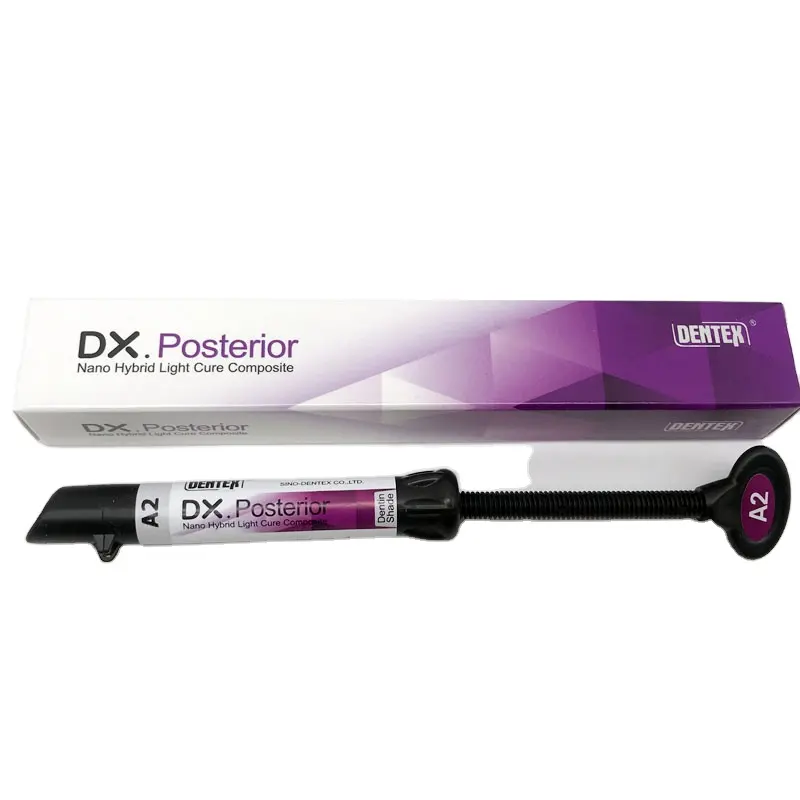 CE-geprüfte Dentex DX. Ästhetische Dentex Composite Dental Light Cure Composite Nano Hybrid 4 gr/teil